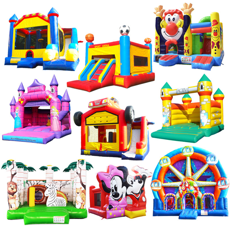 Unicorn Inflatable Bouncer  Bounce Houses And Ball Pits Dinosaur Jumping Castle For Kids Tent Accessories