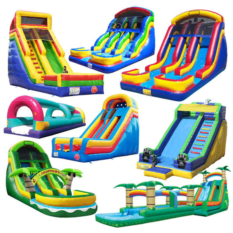 Wet Dry Inflatable Slide Water Giant Used For Sale Small Stair Heavy Duty Slides Custom Commercial Grade Big Kahuna 50Ft