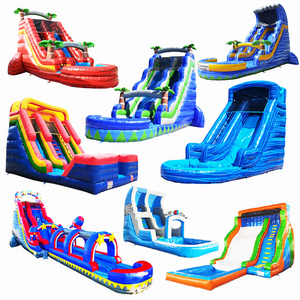 Wet Dry Inflatable Slide Water Giant Used For Sale Small Stair Heavy Duty Slides Custom Commercial Grade Big Kahuna 50Ft