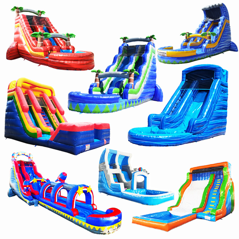 Kids Blow Up Water Slide Inflatable Double Slides Inflatable Slide For Boat Custom Water Backyard Big Kahuna Adult Size