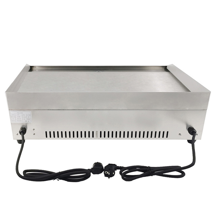 Kitchen Equipment for Restaurant Stainless Steel Flat Plate Commercial Electric Griddles From Nanchang Dulong