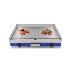 Kitchen Equipment for Restaurant Stainless Steel Flat Plate Commercial Electric Griddles From Nanchang Dulong