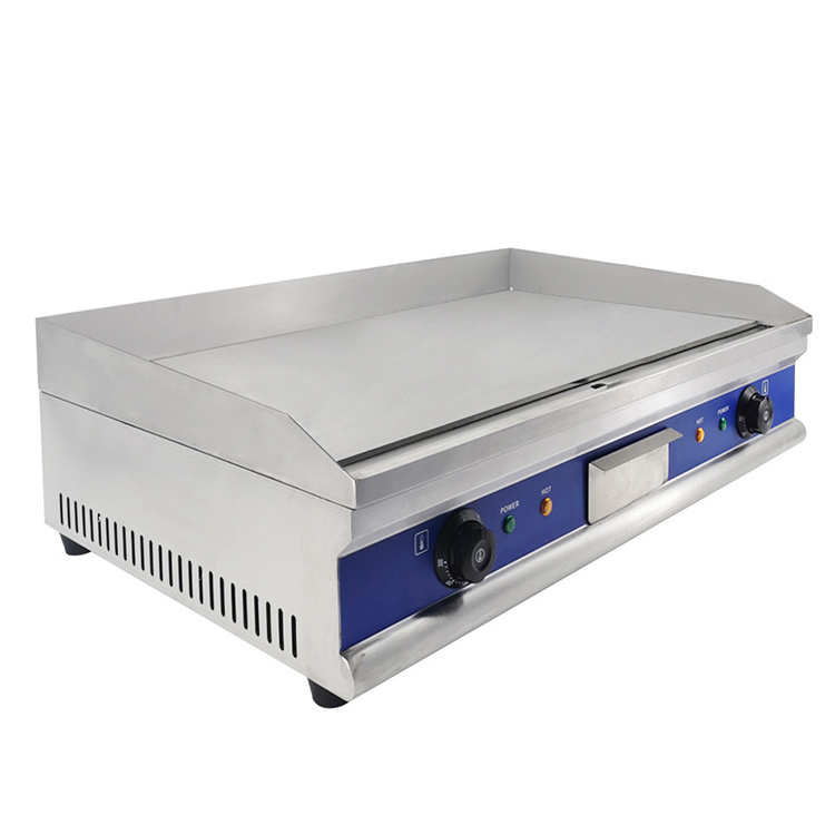 Kitchen Equipment for Restaurant Stainless Steel Flat Plate Commercial Electric Griddles From Nanchang Dulong