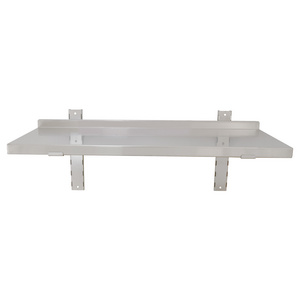 Wholesale Commercial Supermarket Indoor Decoration Shelves Shop Display Stainless Steel Durable Wall Shelf