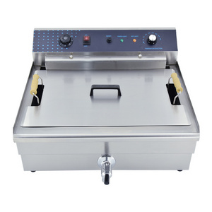 Electric fat commercial industrial restaurant hot dog potato chips fish fried equipment electric deep fryer