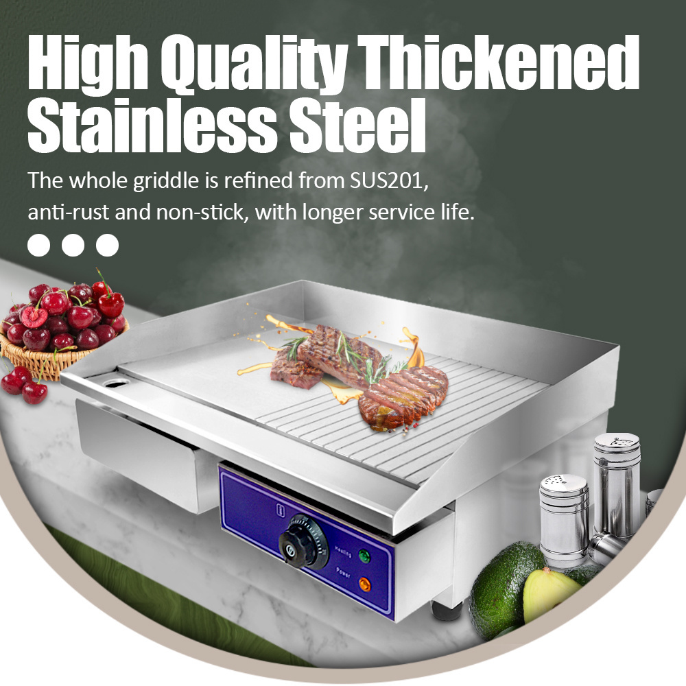 New Product Commercial Fast Food Catering Equipment Restaurant Electric Smokeless Griddle Kitchen For Sale With Best Price