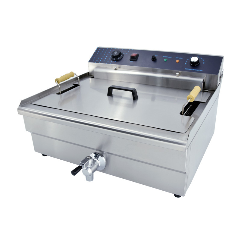 Electric fat commercial industrial restaurant hot dog potato chips fish fried equipment electric deep fryer