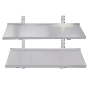 Shelves Supermarket Storages Display Super Market Stainless Steel Durable Convenient Wall Shelf