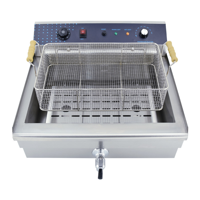 Electric fat commercial industrial restaurant hot dog potato chips fish fried equipment electric deep fryer