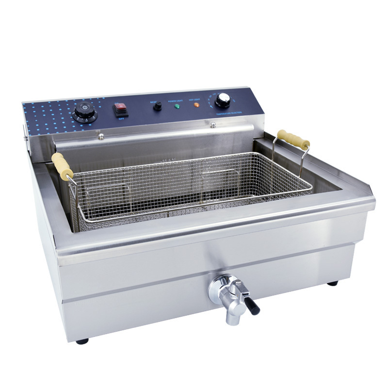 Electric fat commercial industrial restaurant hot dog potato chips fish fried equipment electric deep fryer