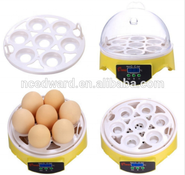 HHD CE Marked Full Automatic Mini 7 Egg Capacity Incubator Egg Candler Manual Egg Turning 7 Eggs,7 Electricity/gas/solar