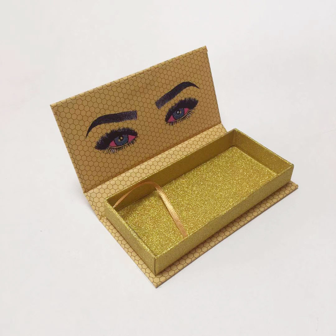 Custom wholesale eye mink lashes 3d bulk natural false fluffy real mink eyelash lashpackaging box with chain mini suitcase