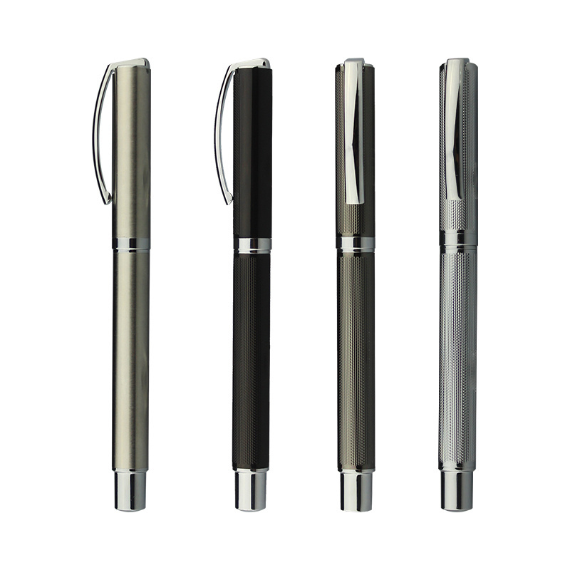 2023 Ballpoint  Pen Gun black/Stain steel Metal pen Brands with Customized Logo for Promotional Metal Pen Set