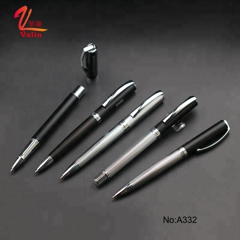 2023 Ballpoint  Pen Gun black/Stain steel Metal pen Brands with Customized Logo for Promotional Metal Pen Set