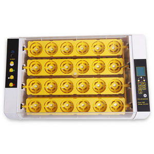 HHD 24s Led Egg Lighting Function With Auto Temperature Control And Display Automatic Egg Incubator