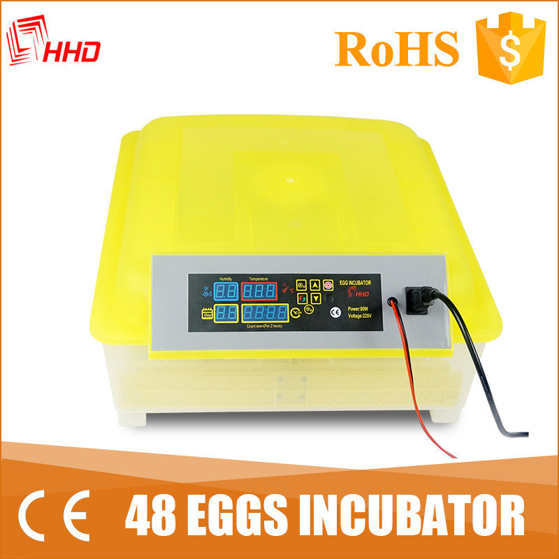 HHD mini size egg incubator with automatic egg turning 48 capacity poultry egg incubator for sale