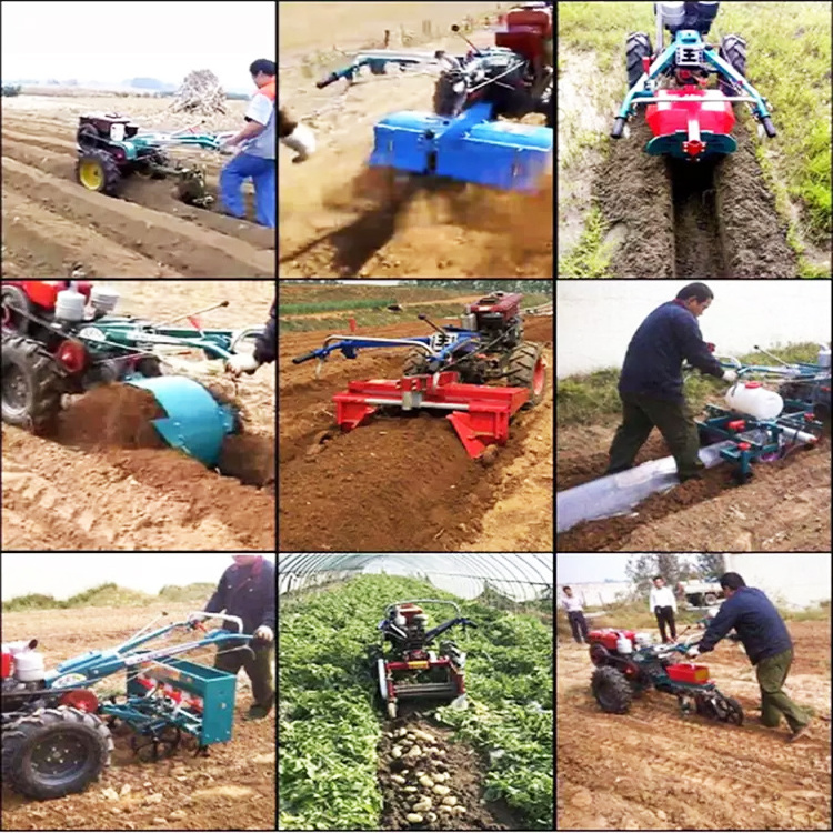 Agricultural Machine Farm walking Tractor Garden Mini Tiller Cultivator Tillers kubota two wheel tractor price