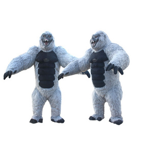 2.6M Giant Gorilla Inflatable Costumes Cartoon Gorilla Mascot Cosplay Clothing Carnival Party Performance Clothing