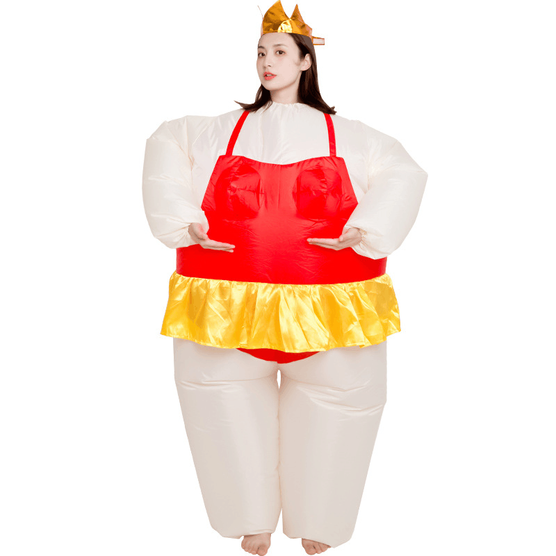 Halloween Party Cartoon Dance Inflatable Cosplay Adult Suit Christmas Ballet Sumo Inflatable Costumes Mascot