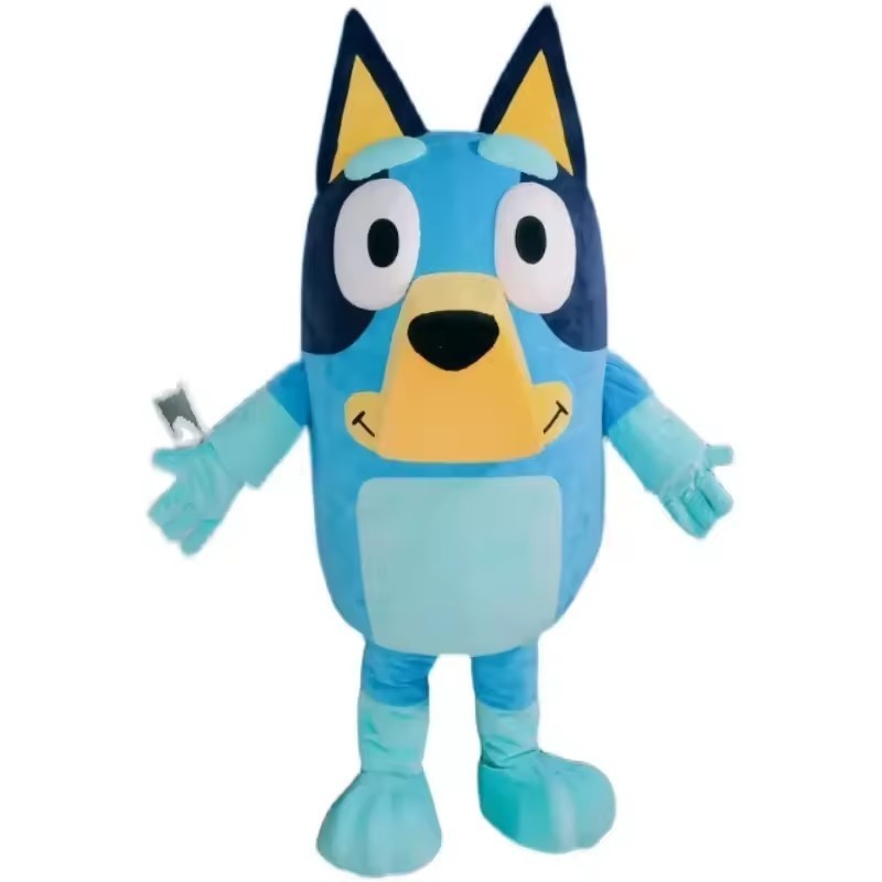 Hot Selling Factory OEM Bingo dog Mascot Character Animal Dog Cosplay Mascot Costume Dog Cartoon Mascot Costume For Adult