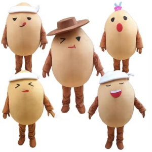 Halloween Carnival Party Funny Potatoes Cosplay Set Christmas Cute Plush Funny Potatoes Costumes Mascot