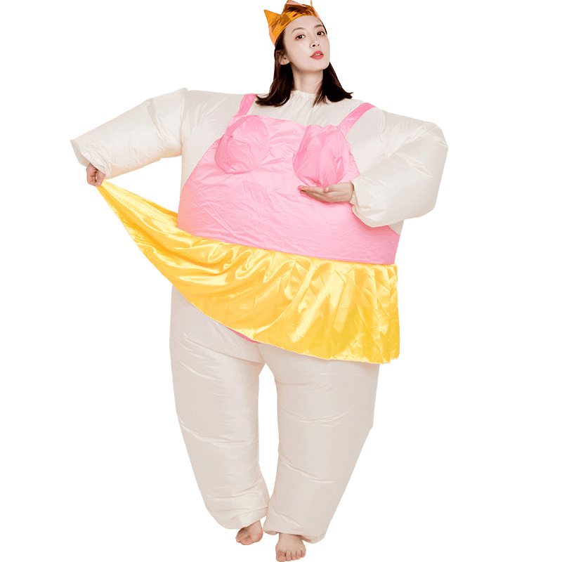 Halloween Party Cartoon Dance Inflatable Cosplay Adult Suit Christmas Ballet Sumo Inflatable Costumes Mascot