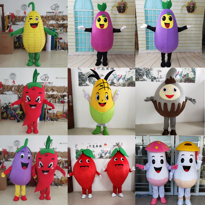 New Adult Halloween Christmas Watermelon Mascotte Fancy Cartoon Mascot Costume Plush Fancy Dress Mascot Costume