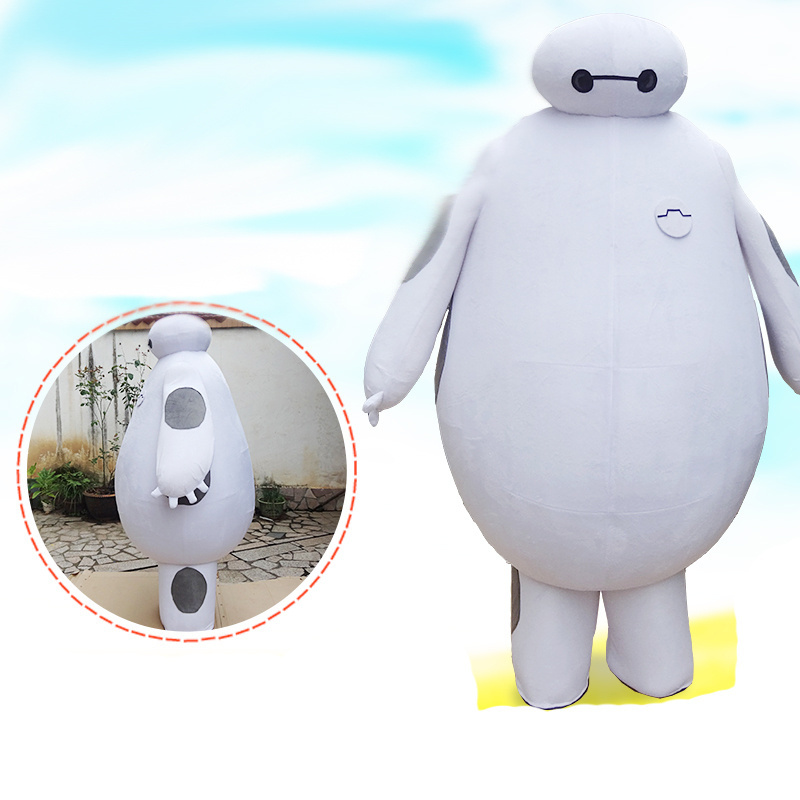 2023 Fashion Baymax Cartoon Doll Costume Adult Walking Activity Big White Mascot Costumes Props Funny Decorations