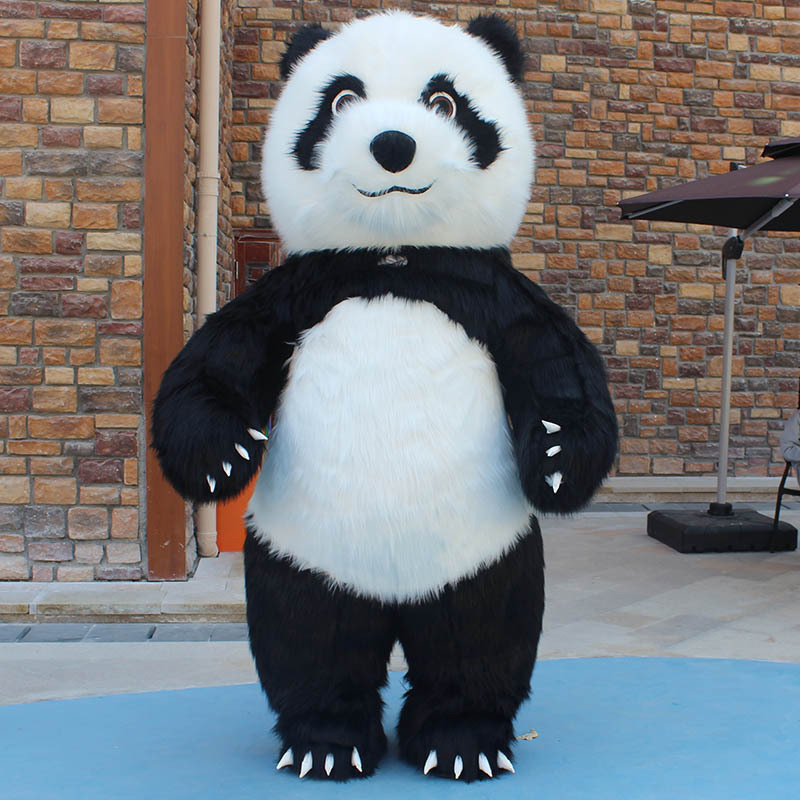 2023 High quality Funtoys CE Inflatable Panda Polar Bear Mascot Costume For Party