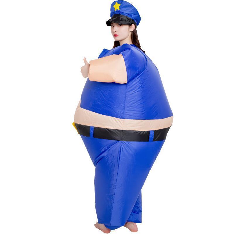 Halloween Anime Role-playing Inflatable Cosplay Suit Christmas Cartoon Police Sumo Inflatable Costumes Mascot