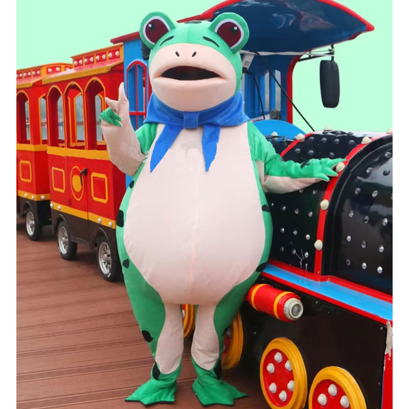 2023 New Children's Mascot Frog Costume Inflatable Adult Walking Performance Clothes Toad Gas Model Funny Decorations