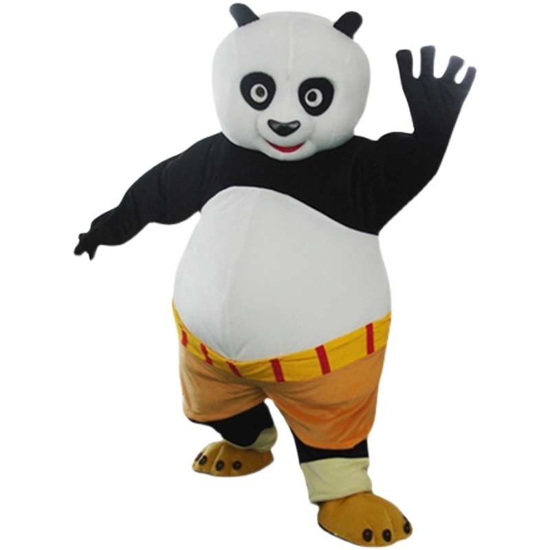 2023 Kung Fu Panda and Kung Fu Tiger Mascot Adult Size Costumes Fancy Dress Christmas Cosplay for Halloween Party Event