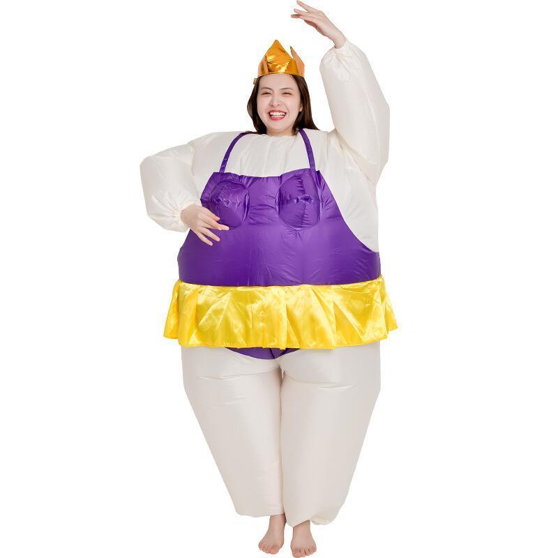 Halloween Party Anime Dance Inflatable Cosplay Adult Suit Christmas Cartoon Sumo Inflatable Costumes Mascot