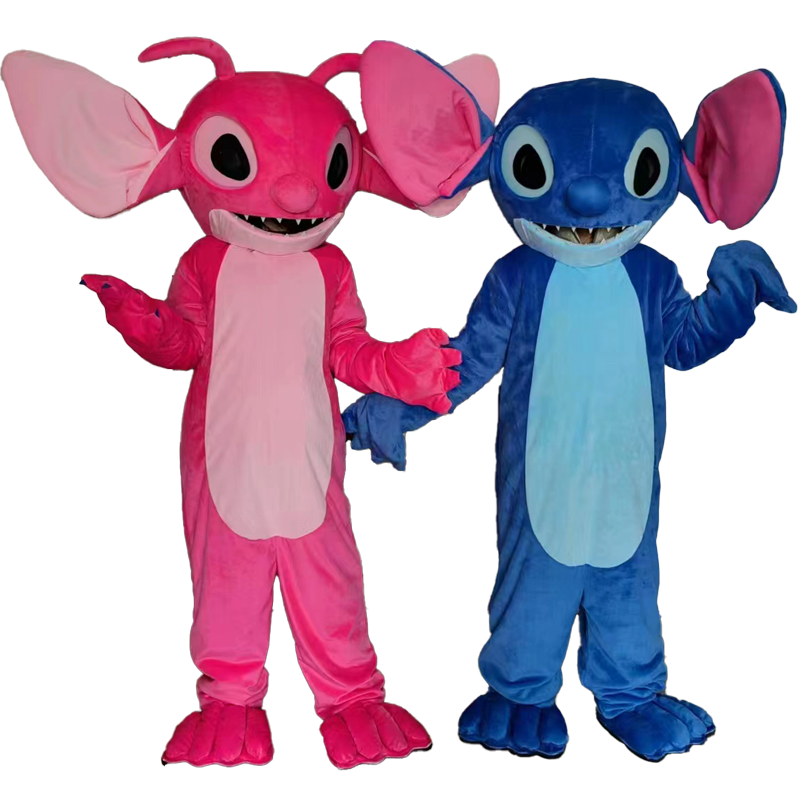 Christmas Halloween Monster Elf Cosplay Stitch Adult Walking Suit Halloween Cartoon Anime Dressing Costumes Mascot