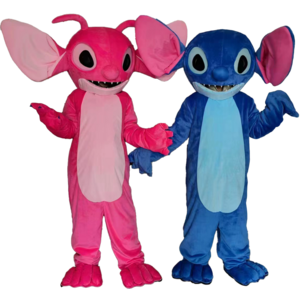 Christmas Halloween Monster Elf Cosplay Stitch Adult Walking Suit Halloween Cartoon Anime Dressing Costumes Mascot