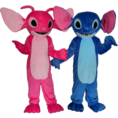 Christmas Halloween Monster Elf Cosplay Stitch Adult Walking Suit Halloween Cartoon Anime Dressing Costumes Mascot