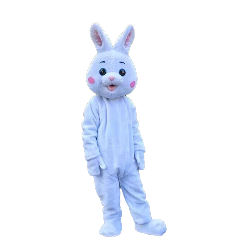 Christmas Halloween Party Plush Rabbit Cosplay Adult Walking Clothing Easter Cute Rabbit Costumes Mascot