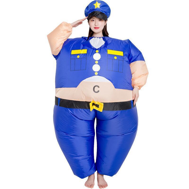 Halloween Anime Role-playing Inflatable Cosplay Suit Christmas Cartoon Police Sumo Inflatable Costumes Mascot