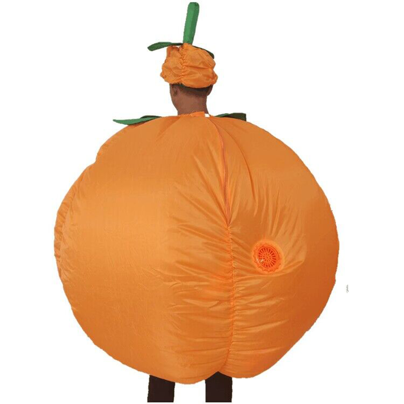 Halloween Party Anime Pumpkin Inflatable Cosplay Adult Suit Christmas Cartoon Pumpkin Inflatable Costumes Mascot