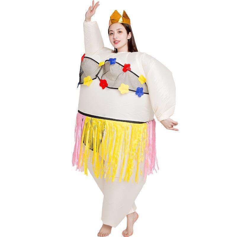 Halloween Party Cartoon Dance Inflatable Cosplay Adult Suit Christmas Ballet Sumo Inflatable Costumes Mascot