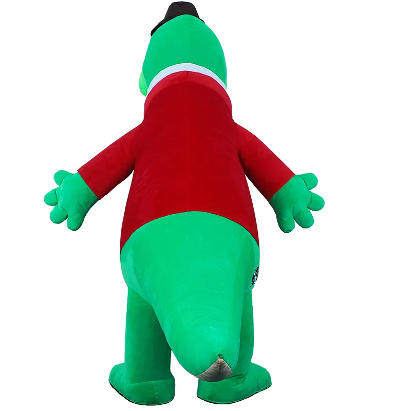 Christmas Party Little Crocodile Inflatable Doll Costume Big Eared Monkey Cute Plush Props Costumes Mascot