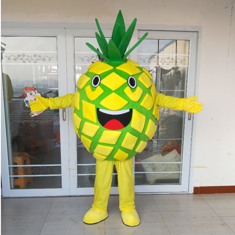 Fruit and Vegetable Mascot Cartoon Doll Costume Carrot Performance Pineapple Mango Watermelon Outfits Funny Doll Clothes