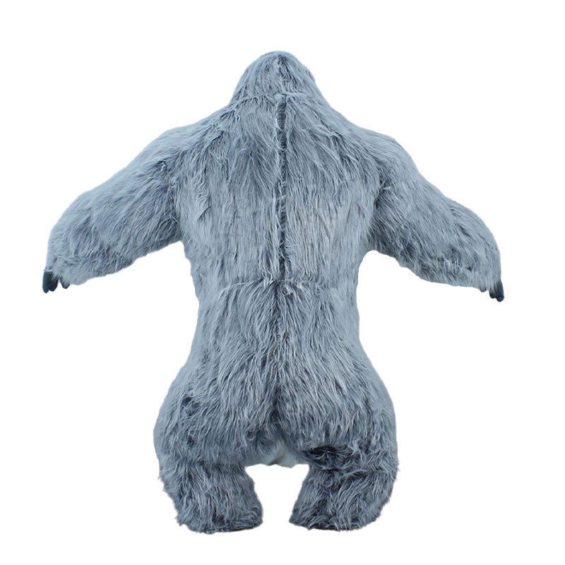 2023 Inflatable Gorilla Mascot Costume Cosplay Suit for Adult Halloween Christmas Party Carnival Funny Animal Suit