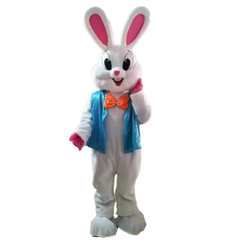 Christmas Halloween Party Plush Rabbit Cosplay Adult Walking Clothing Easter Cute Rabbit Costumes Mascot