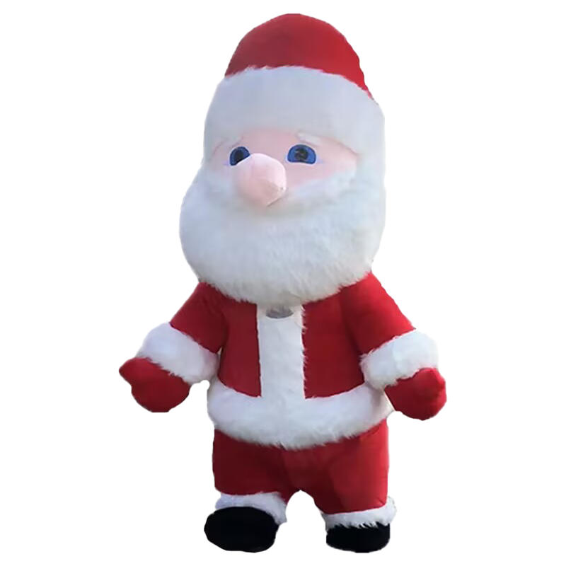 2023 Christmas Giant Gingerbread Man Inflatable Cosplay Costume Party Santa Claus Elk Performance Costumes Mascot