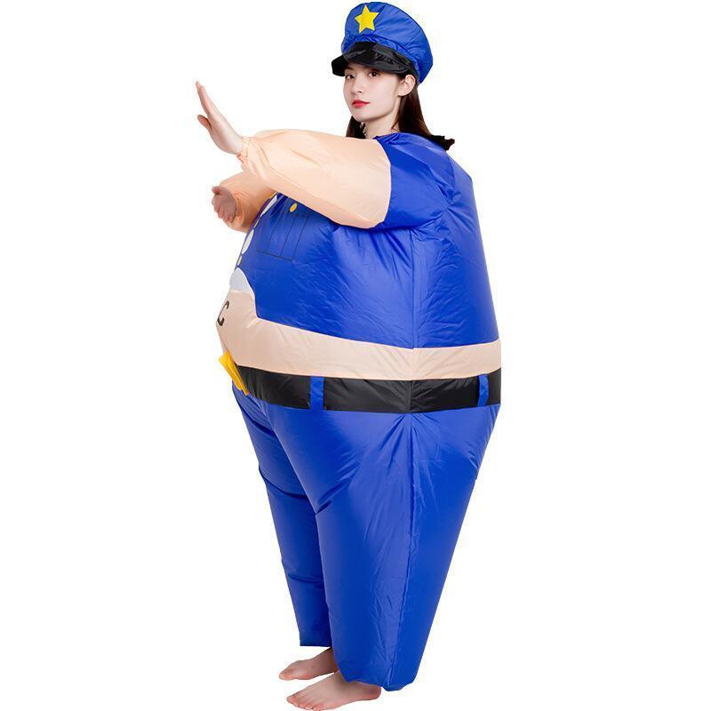 Halloween Anime Role-playing Inflatable Cosplay Suit Christmas Cartoon Police Sumo Inflatable Costumes Mascot