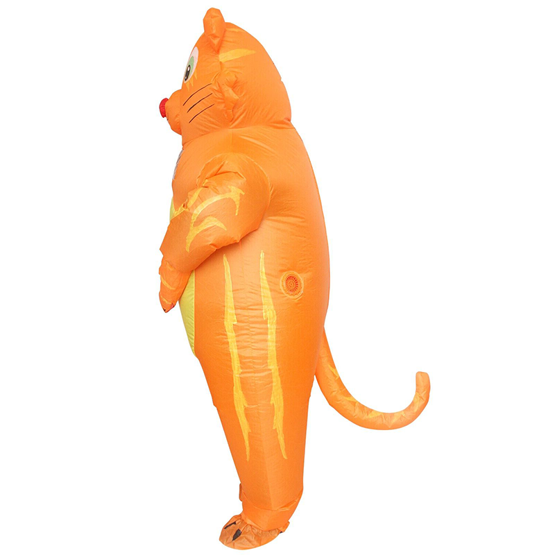 Halloween Party Funny Inflatable Tiger Cosplay Suit Christmas Cartoon Cat Inflatable Costumes Mascot