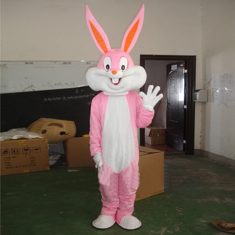 2023 High Quality Best Selling Soft Plush Fabric Funny Rabbit Costumes Bug bunny Costumes Mascot  for adult