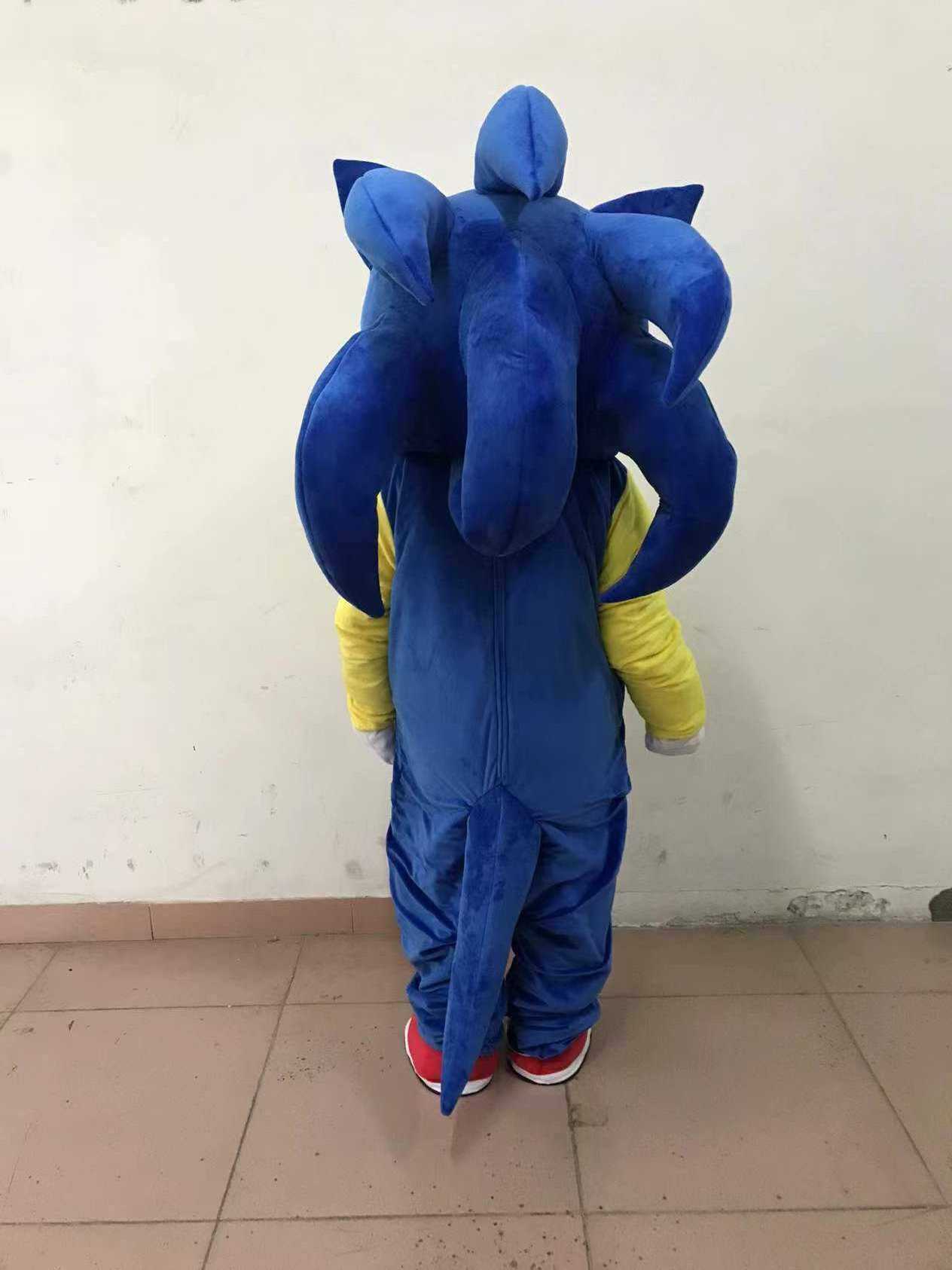 Hot 2023 New Sale Sonic Hedgehog Mascot Costume Plush Mascot Watermelon Mascot Costume Halloween Fancy Dress