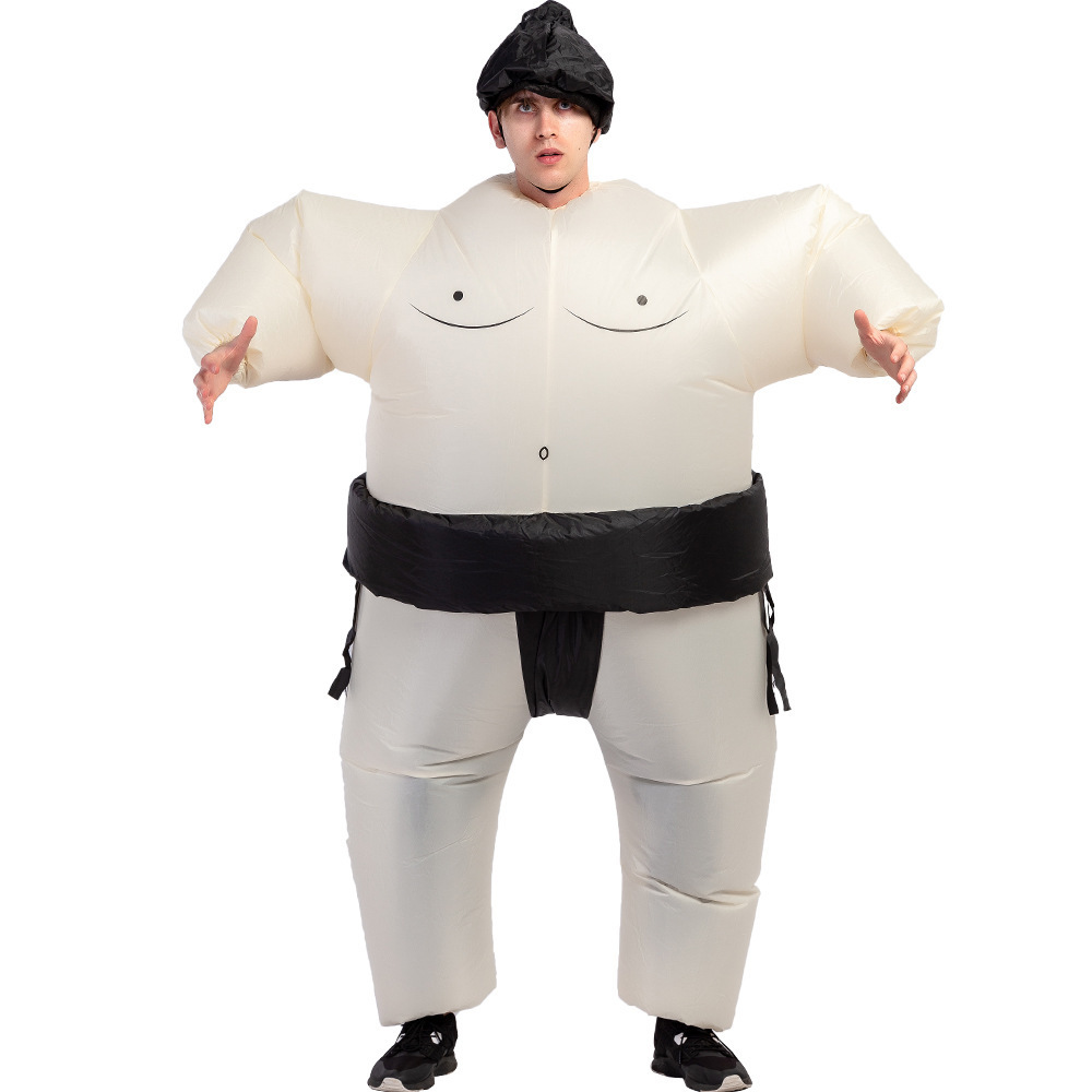 Cartoon Sumo Inflatable Cosplay Costume Halloween Party Props Christmas Adult Walking Sumo Set Costumes Mascot